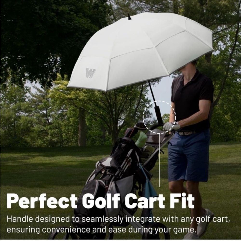 New Weatherman Virginia Tech 68” Golf Umbrella - Picture 3 of 5